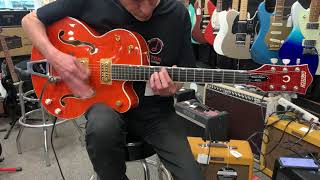 Gretsch Brian Setzer Guitar Demo [upl. by Atiluap856]