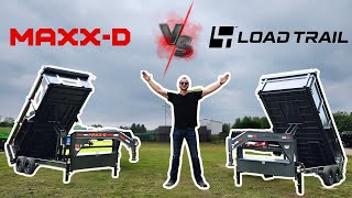 Dump Trailer Showdown MAXXD VS Load Trail [upl. by Julia]