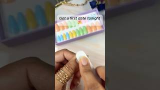 First Date Nails on a Budget Watch This Before You Spend  nails Nailart Nailinspo nailart [upl. by Aloeda511]