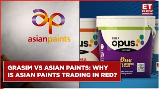 Why Is Asian Paints Stock Falling  Kumar Mangalam Birla  Grasim Stock  Birla Opus  News [upl. by Michelsen]