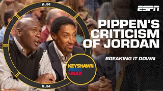 Trying to make sense of Scottie Pippens comments about Michael Jordan 🔍  KJM [upl. by Ecahc905]