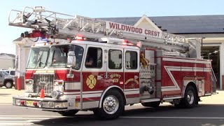 Wildwood Crest Fire Department Quint 4 Responding 91423 [upl. by Corly]