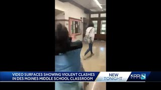 Videos of violent high school fights concern DMPS parents [upl. by Naashom]