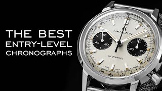 The BEST EntryLevel Chronographs  Seagull Hamilton Bulova and MORE [upl. by Emelen]