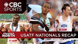 Heres what happened at the US Track amp Field National Championships  Athletics North [upl. by Suehtomit364]