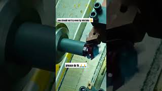 👉External turning🥵 with carbide😁inserts cnc❤️ machine🔥 shortvideo🤪 viralvideo pleasesubscribe [upl. by Sayres518]