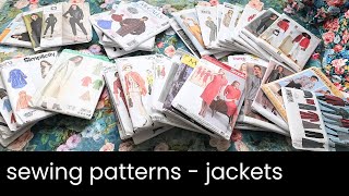 My collection of jacket sewing patterns 🧥 [upl. by Vidal]