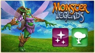 Monster Legends  Nereida Training Skill amp Combat [upl. by Iroj]