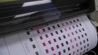 HP Design Jet 750C Printer Plotter Demo [upl. by Inohtna927]