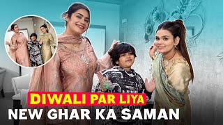 DIWALI PAR LIYA NEW GHAR KA SAMAN  Armaan Malik [upl. by Enomor]