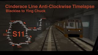 SMTR Line S11 Timelapse MTR Letsplay Server [upl. by Pare]