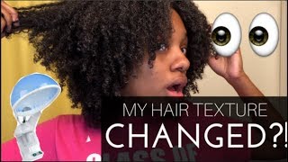 THIS JUST SAVED MY HAIR  Hair Steamer First Impression [upl. by Valentia374]