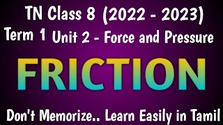 Friction or Frictional Force Effects Class 8 Term 1 Unit 2 Force and Pressure [upl. by Nylodnew]