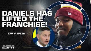 Jayden Daniels has LIFTED THE ENTIRE FRANCHISE 🗣️  Adam Schefter ahead of Week 11  Get Up [upl. by Ytsanyd]