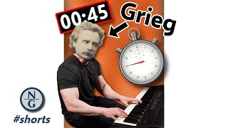 Grieg at a Glance  45 seconds 8 pieces you should know Shorts [upl. by Tracay]