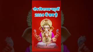 Vinayaka chaturthi 2024 JanuaryVinayak chaturthi kab haiGanesh chaturthi 2024पौष विनायक चतुर्थी [upl. by Kcirednek]