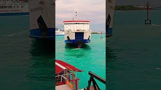 PROSES KAPAL MUNDUR DARI DERMAGA firalshorts rills viralvideo [upl. by Imuyam]