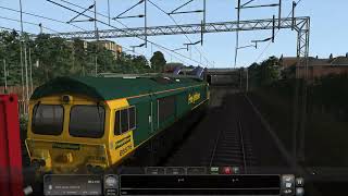 Train Simulator Classic  Class 66  NS1059 Willesden Euroterminal to Wolverton Works  4K UHD [upl. by Coreen28]