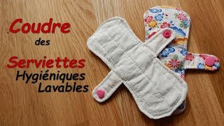 Tuto Serviettes hygiéniques lavables [upl. by Mook]