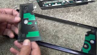 McIntosh MA6200  Replacing glass faceplate and lights  Part One [upl. by Ayamat]