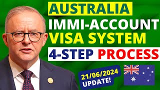 Australia ImmiAccount Visa System 2024 4Step Process  ImmiAccount Australia Visa [upl. by Joe]