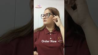 Glasses Design For Girls shortvideo short viralvideo glasses ainakstore [upl. by Aubine990]