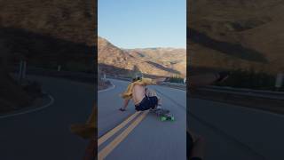 One MISTAKE and it’s GAME OVER ☠️ downhill extremesports longboard skate [upl. by Mancino]