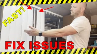 How to easily fix common issues with Vertical Blinds [upl. by Lerraf]