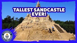 Tallest sandcastle ever  Guinness World Records [upl. by Laval]