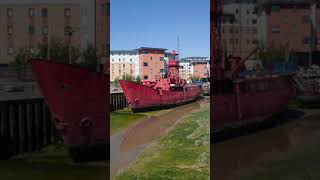 Colchester  Hythe Quay  Trinity Lightship No16 shorts [upl. by Ydnab474]