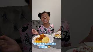 Who stole the cookies part 2 shortsvideo cookies funny [upl. by Kenwood]