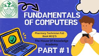 Important MCQs on Computer Fundamentals for Pharmacy Technicians  Part 1 [upl. by Egduj]