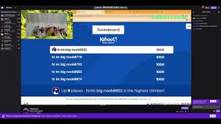 trolling some girl on twitch with kahoot bot spam lol [upl. by Sarge]