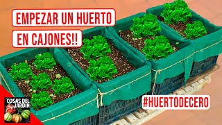 COMO HACER UN HUERTO URBANO  COMENCEMOS EN MARZO INVIERNO O VERANO  HUERTODECERO EP 1 [upl. by Fahland]