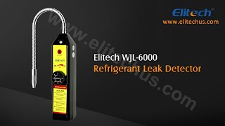 Elitech WJL6000 Freon Leak Detector Halogen Leak Detector Refrigerant Gas Leakage Tester [upl. by Costa]