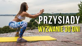 Ćwiczenia na pośladki PRZYSIADY WYZWANIE 30 DNI 💜 Trening pośladków Trecgirl [upl. by Medeah224]