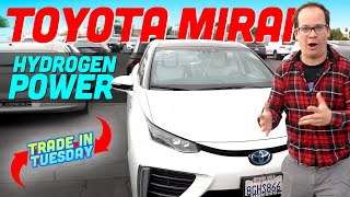 The Toyota Mirai Hydrogen Car Is A Fascinating Waste Of Money – TradeIn Tuesday [upl. by Yenrab]