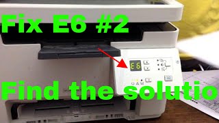 fix printer hp laser jet pro M26a error E6 2 [upl. by Walter]