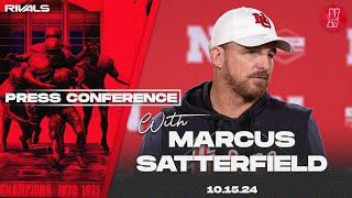 Nebraska Football Marcus Satterfield talks Indiana defense Oct 15 2024 [upl. by Yanej516]