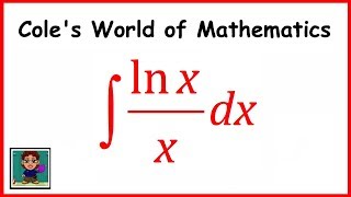 Integral of ln xx ❖ Calculus 1 [upl. by Maccarone]