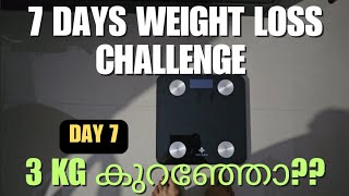 Day 73 Kg Weight Loss  7 Days Weight Loss Challenge [upl. by Miarzim796]