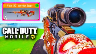 NEW LEGENDARY ARCTIC 50  VENETIAN SCOPE 😍 COD MOBILE [upl. by Atsev]