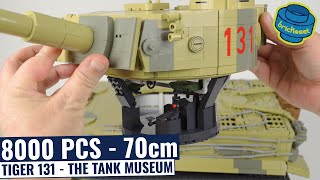 8000pcs 70cm  BiggestampMost Detailed Tiger 131 Ever  COBI 2801 Speed Build Review [upl. by Dorlisa]