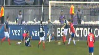 Filip Djuricic Goal Serbia 10 Scotland 26032013 [upl. by Wilser784]