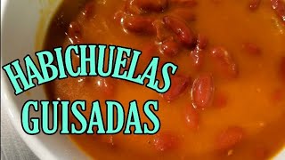 como hacer habichuelas guisada Dominicana  HABICHUELAs GUISADAs como GUISAR HABICHUELA DE LATA [upl. by Giorgi]