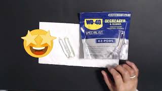 WD 40 Specialist Degreaser and Cleaner EZ PODS Review Exceptional Performance Get Rid of The Greas [upl. by Yelha]