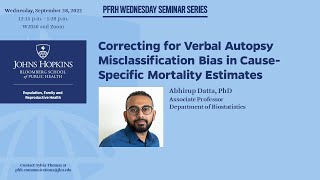 Correcting for Verbal Autopsy Misclassification Bias in CauseSpecific Mortality Estimates [upl. by Aritak759]