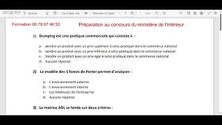 Préparation au concours du ministère de lintérieur MSO  Formation  06 79 07 46 53 [upl. by Acessej]