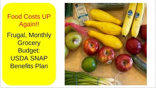 Frugal Monthly Grocery Budget USDA Thrifty Plan [upl. by Hackathorn]