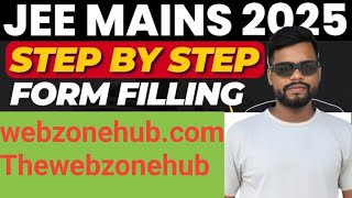 How To Fill JEE Mains Application Form 2025✅ JEE Mains Registration 2025Jee Main Form Filling 2025 [upl. by Rosenzweig]